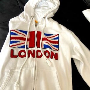London Based Zip Up